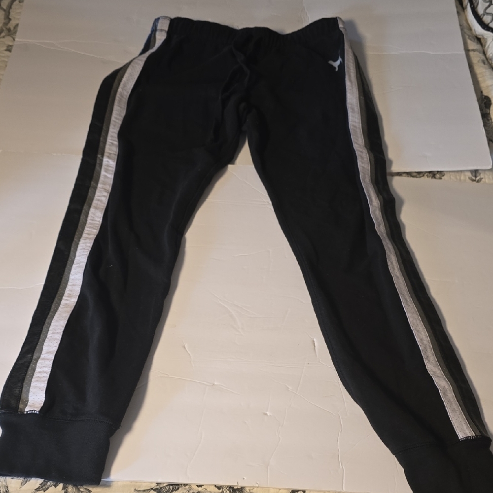 PINK Victoria's Secret Black Joggers